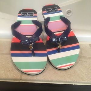 Kate spade flip flops with bow!